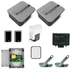 M-FABKIT 3000 Motorisation Portail 2 Battants NICE 230V (équivalent ME3000) - NICE