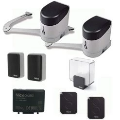 HYKEKIT Motorisation Portail Battant Avec Commande Bidirectionnelle NICE - NICE
