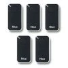 PACK 5 TÉLÉCOMMANDES NOIRE INTI1 - NICE