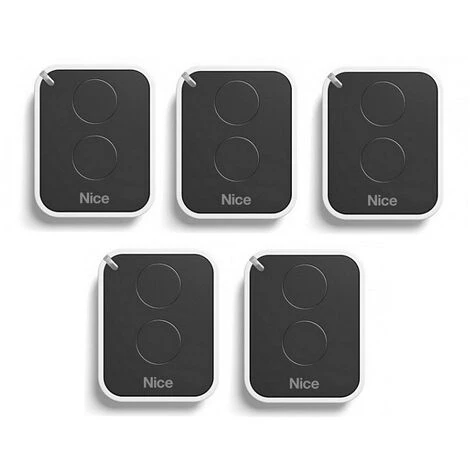 PACK 5 TÉLÉCOMMANDES ON2E - NICE 1 PACK 5 TÉLÉCOMMANDES ON2E - NICE