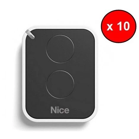 PACK 10 TÉLÉCOMMANDES ON2E - NICE 1 PACK 10 TÉLÉCOMMANDES ON2E - NICE