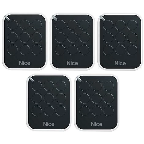 PACK 5 TÉLÉCOMMANDES ON9E - NICE 1 PACK 5 TÉLÉCOMMANDES ON9E - NICE