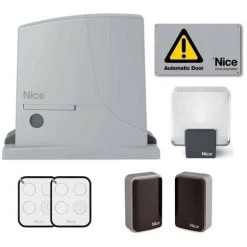 KIT Porte Coulissante Nice ROBUSKIT Jusqu’à 600KG 24VDC RB600BDKCE