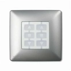 Support De Télécommande / Emetteur NiceOpla Plaque Murale Carré Aluminium NICE - WSA.
