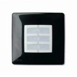 Support De Télécommande / Emetteur NiceOpla Plaque Murale Carré Noir NICE - WSB.