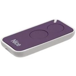 Télécommande Nice INTI 2 Canaux 433.92 Mhz Code Couleur Lilas : INTI2L