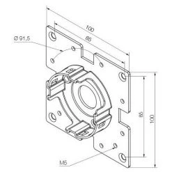 Support Universel A Brides 100x100 Pour Era Nice