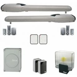 Kit Portail Battant Jusqu'à 3,5m Par Battant Technologie Radio Bidiretionnelle - NICE - - WINGO5024BDKCE.