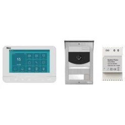 Kit Visiophone 2 Fils Baia-kit NICE écran + Platine De Rue + Alimentation - BAIA-KIT