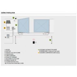 Kit Motorisation De Portail Battant Enterrée NICE 24V - MFAB3024KCE -NICE Soldes 5136590 3