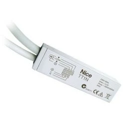 NICE Unité De Commande Pour Installation Traversante Pour 1 Moteur 230 Vac Jusqu'à 500 W Avec Récepteur Radio Intégré Code : TT1N