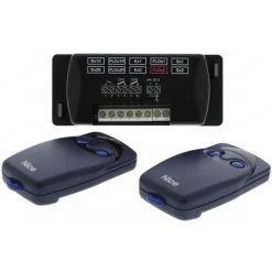 Kit Récepteur Radio Nice Flox2 Fréquence 433.92 Mhz 2 Canaux