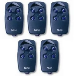 Pack De 5 Télécommandes NICE FLO 4 Fréquence 433 Mhz