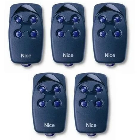 Pack De 5 Télécommandes NICE FLO 4 Fréquence 433 Mhz 1 Pack De 5 Télécommandes NICE FLO 4 Fréquence 433 Mhz
